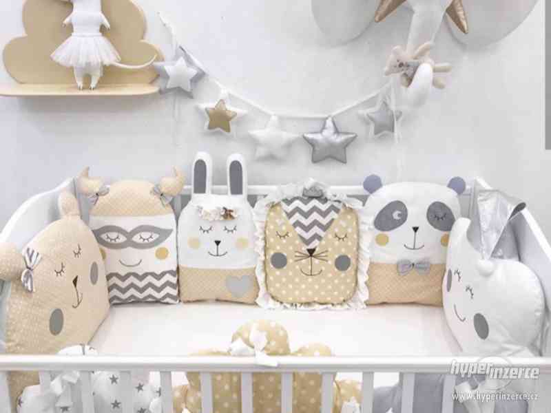 Sada do postýlky, zviratkovy mantinel, povlečení - foto 3