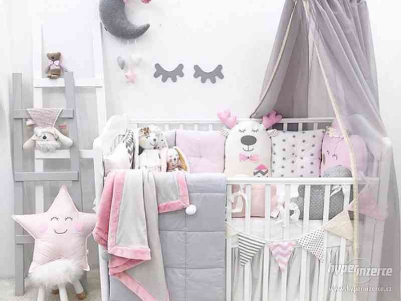Sada do postýlky, zviratkovy mantinel, povlečení - foto 5
