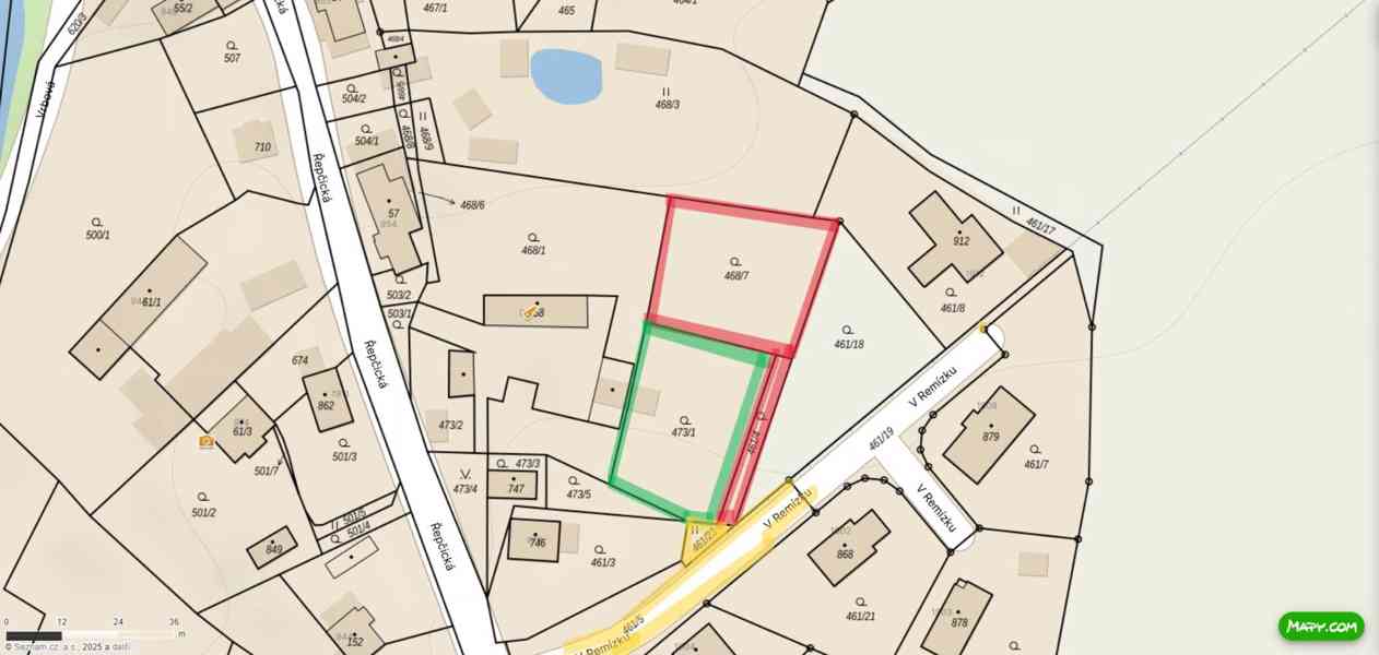 Prodej stavebního pozemku 1.251 m² Všedobrovice (Štiřín), IS - foto 12