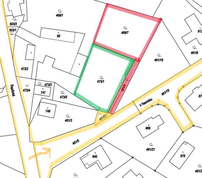 Prodej stavebního pozemku 1.251 m² Všedobrovice (Štiřín), IS - foto 17