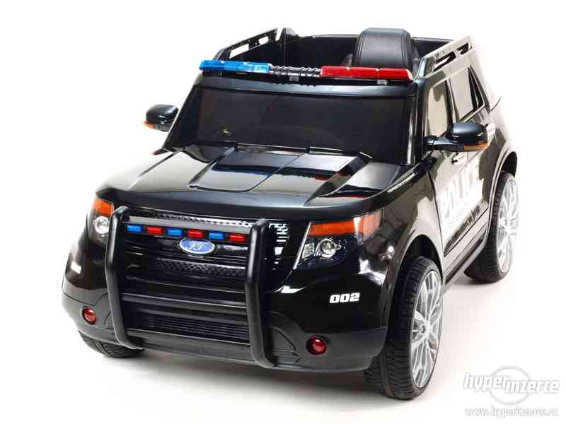 Dětské elektrické auto Policie Černé - foto 3