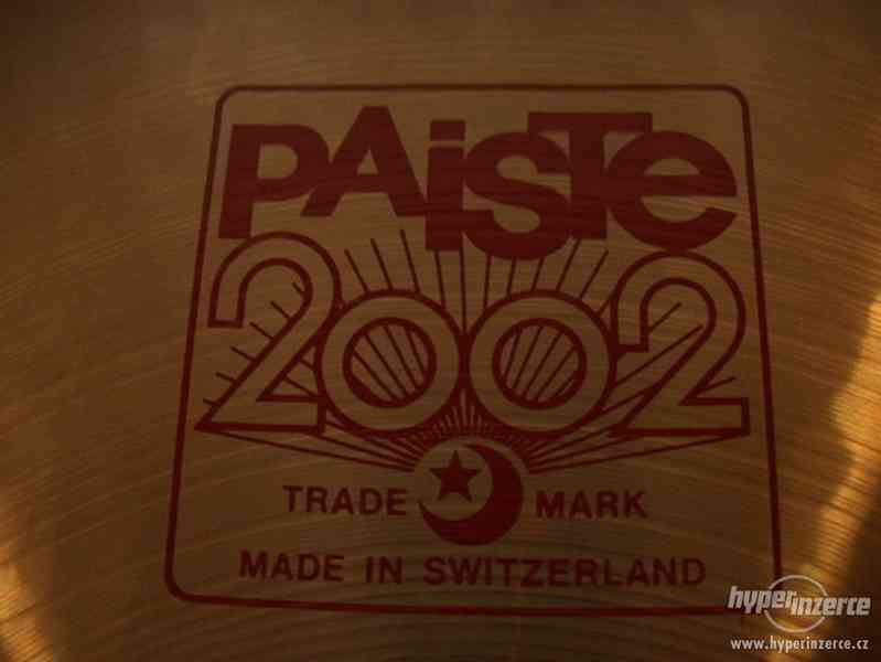 Prodám činel Paiste 18" 2002 Crash - foto 4