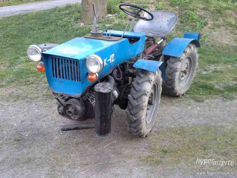 T4k12 malotraktor 4x4 tekáčko - foto 1