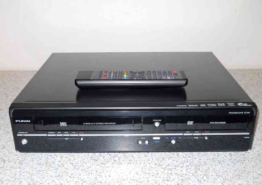 VHS-DVD rekordér FUNAI WD6D-M100 - foto 2