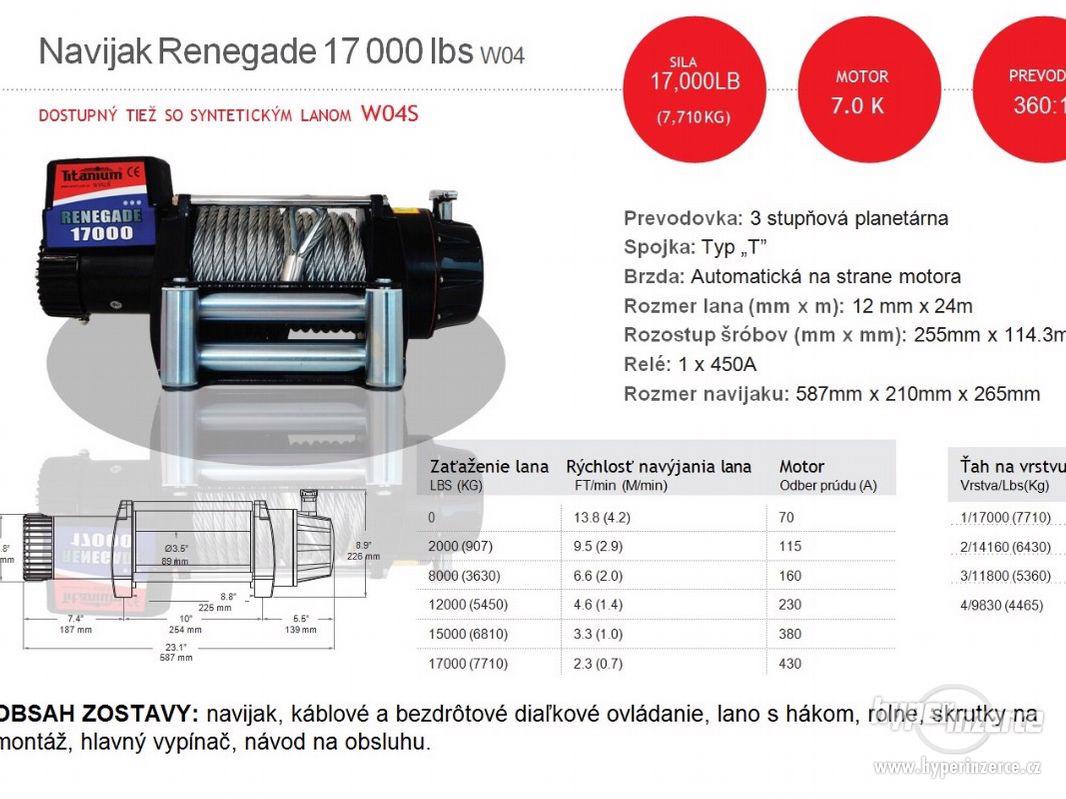 Eletricky Navijak Renegade 17000lbs Bazar Hyperinzerce Cz