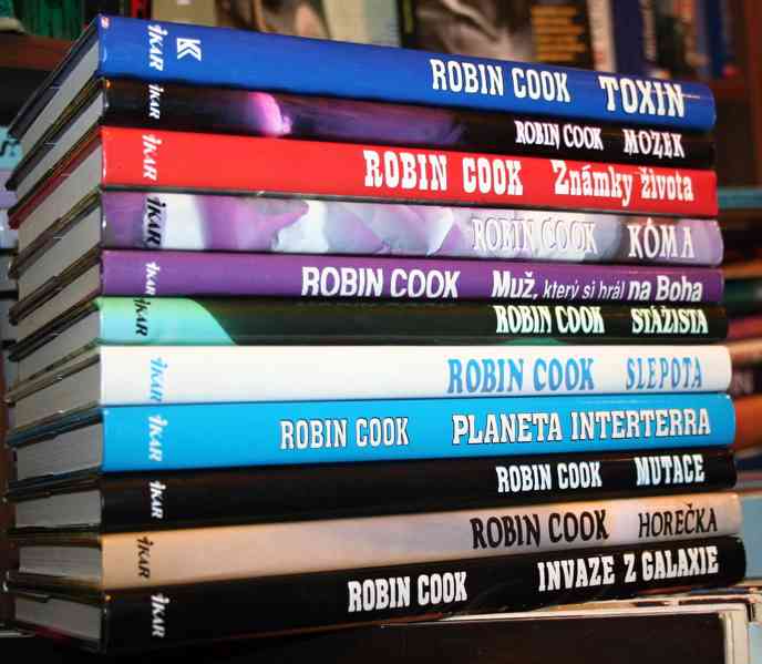 11x Robin COOK - levně !!!