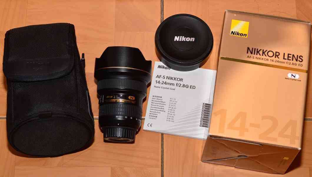 Nikon AF-S NIKKOR 14-24mm f/2,8 G ED N **FX, Zoom širokoúhlý