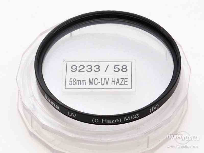HAMA fotografický filtr UV 0-HAZE 58mm