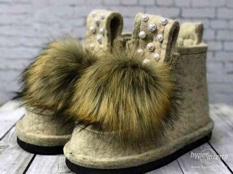 Ruské válenky –  hřejivá, přírodní barefoot zdravotní obuv - foto 20