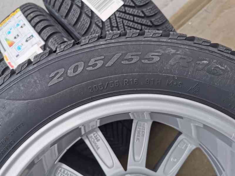 205/55R16 alu kola škoda scala 6x16 5x100 ET35 zimní pneu - foto 19