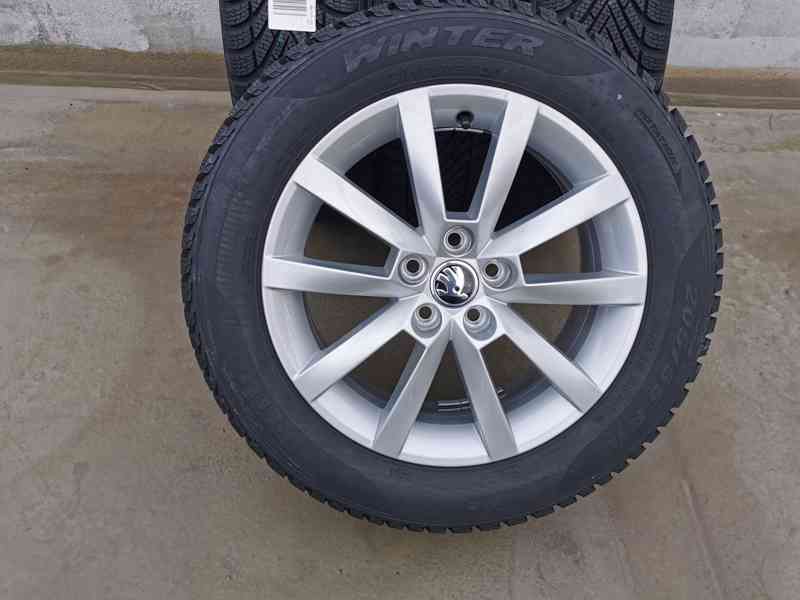 205/55R16 alu kola škoda scala 6x16 5x100 ET35 zimní pneu - foto 12