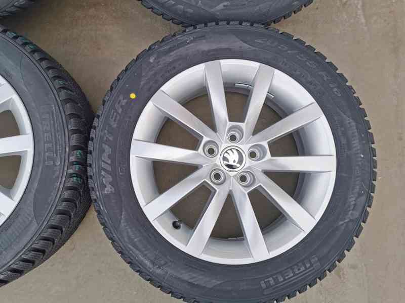 205/55R16 alu kola škoda scala 6x16 5x100 ET35 zimní pneu - foto 6