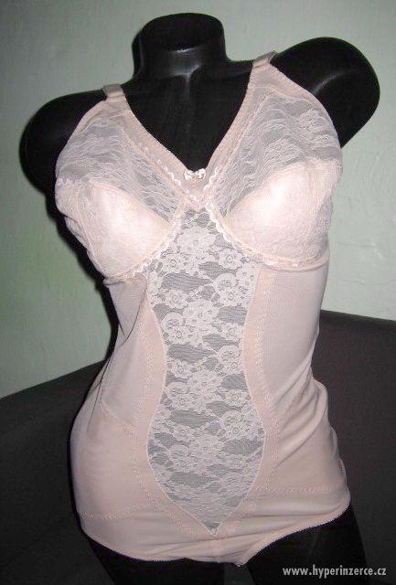 Tělové stahovací body C&A s krajkou NOVÉ, 90C - foto 1