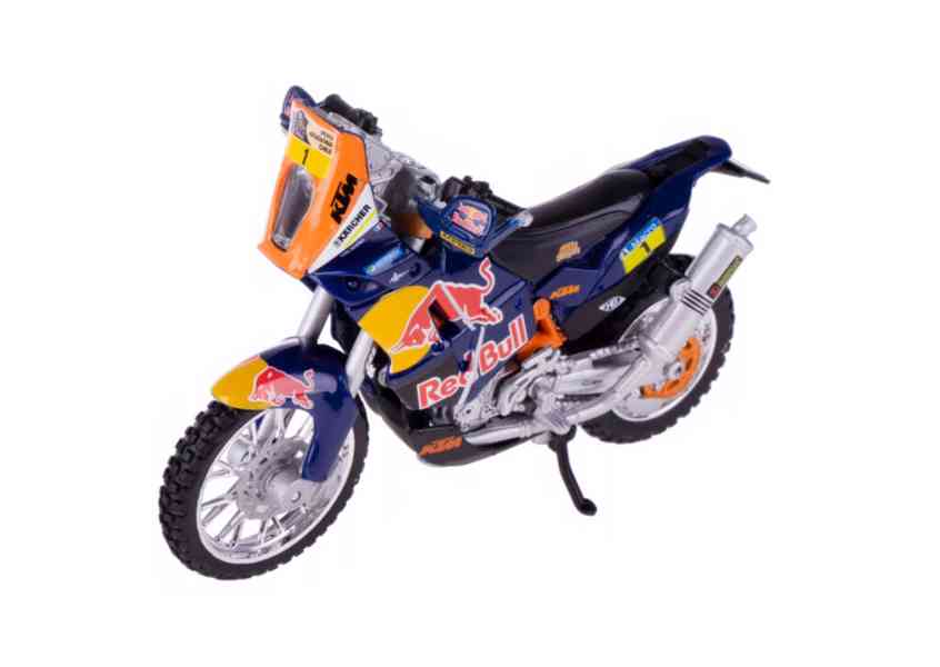 Bburago 1:18 WRB KTM CYCLE - KTM 450 Rally (Dakar Rally) - foto 3