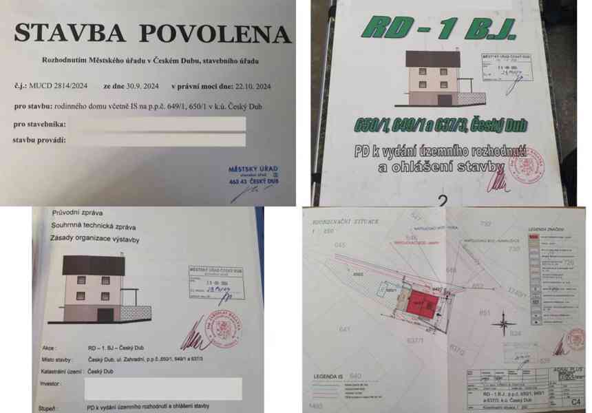Prodej souboru pozemků 486m2 (Český Dub, ul. Zahradní) - foto 10
