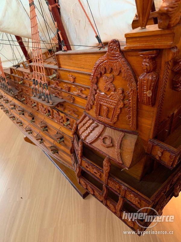 Dřevěný model lodi SOLEIL ROYAL 1669, délka 2,27m - foto 2