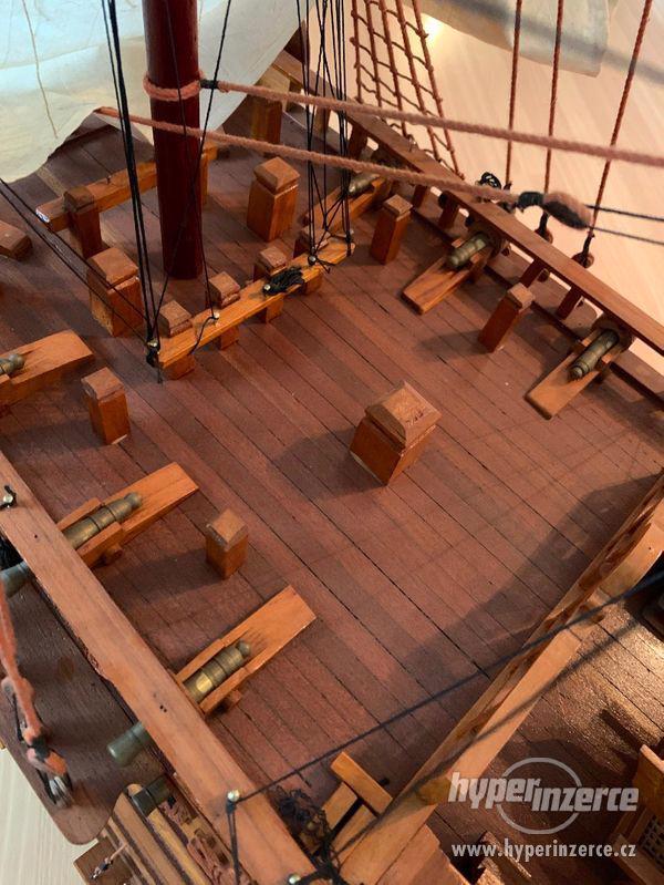 Dřevěný model lodi SOLEIL ROYAL 1669, délka 2,27m - foto 7