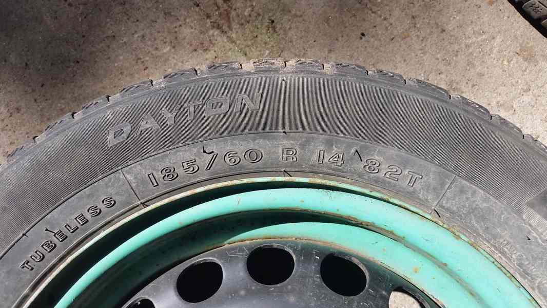 4x 185/60 R14 zimni kola - foto 5