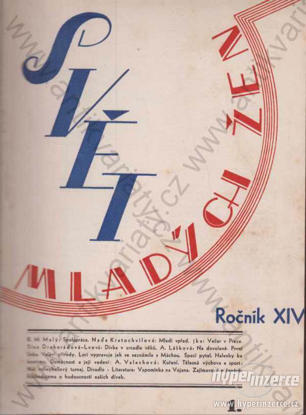 Svět mladých žen 1941 - 1942 Ročník XIV. a XV. - foto 1