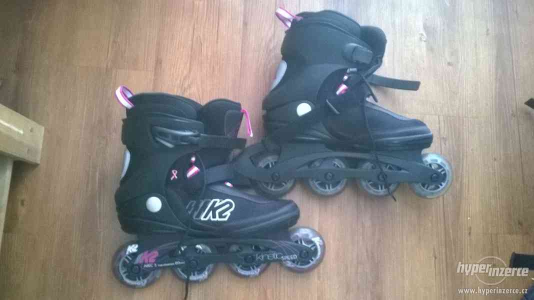 Prodám dámské brusle K2 kinetic speed - foto 1
