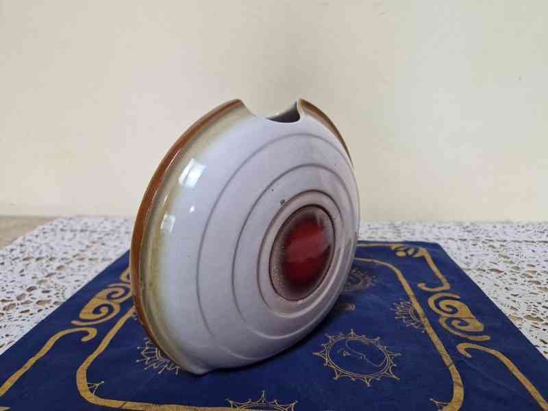 Stylová keramická Váza Brusel Kravsko Věra Libeňská - foto 3