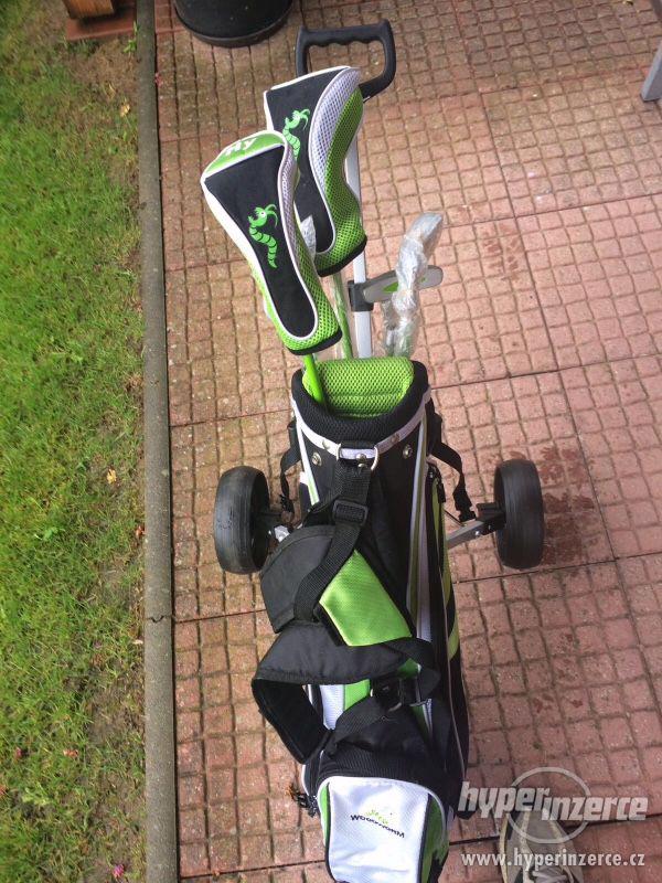 Dětský golfový bag a vozík - foto 3