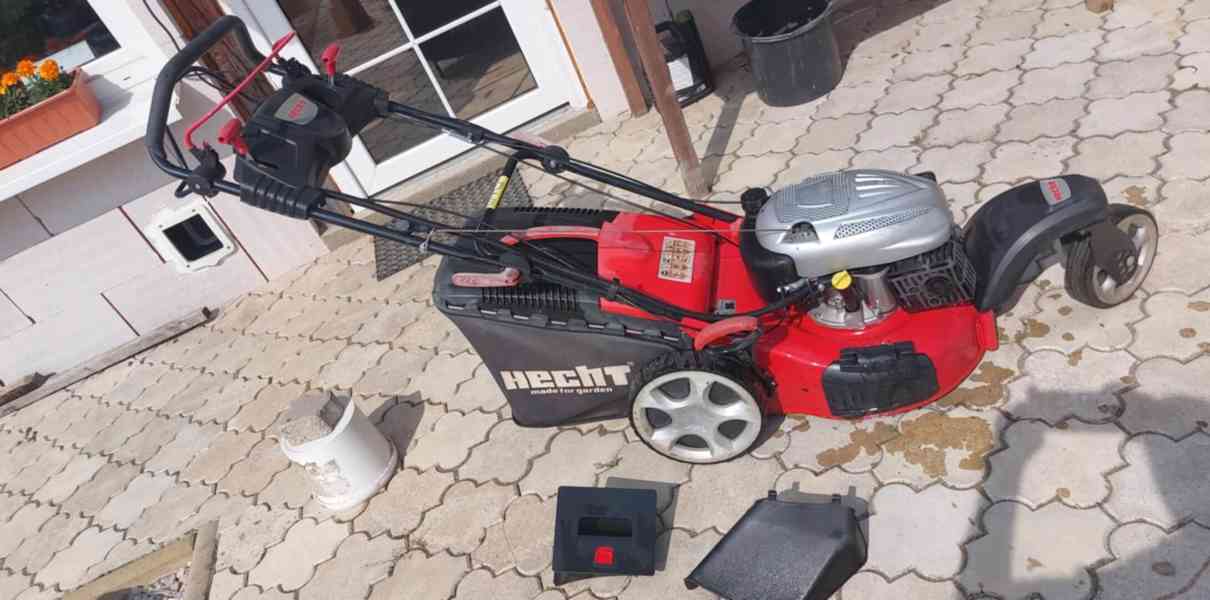Sekačka HECHT s Elektrický startérem a pojezdem,nová baterie - foto 3