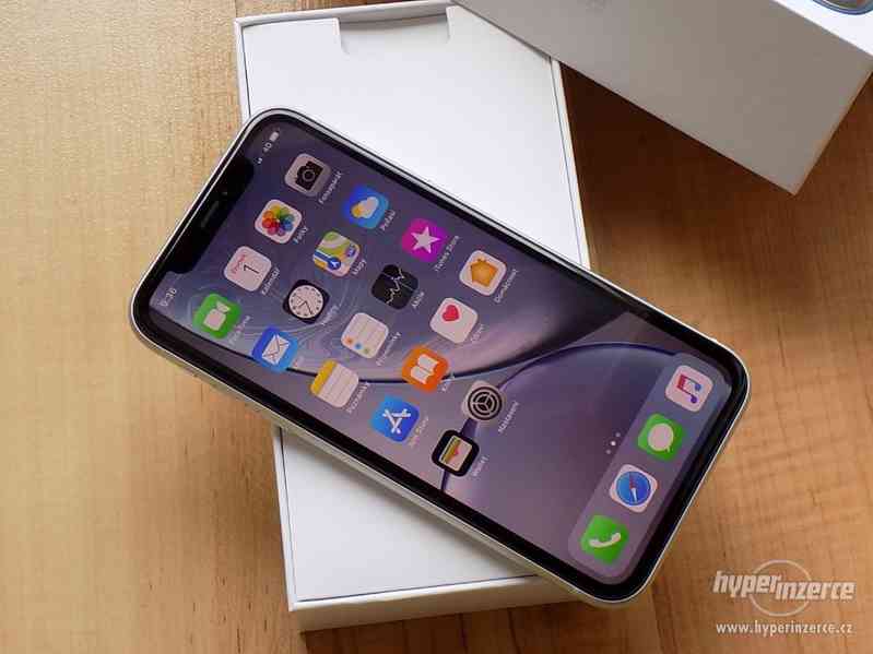 APPLE iPhone XR 128GB White - ZÁRUKA - TOP STAV - foto 3