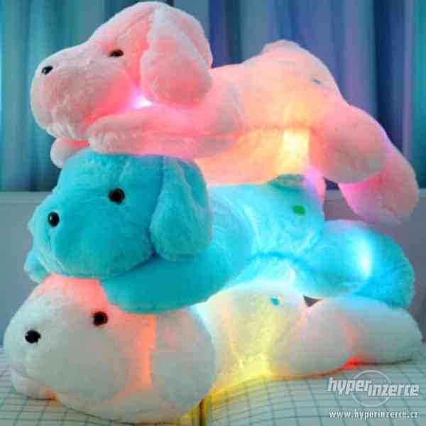 LED svíticí plyšový medvídek /medvěd /teddy 50 cm - foto 2