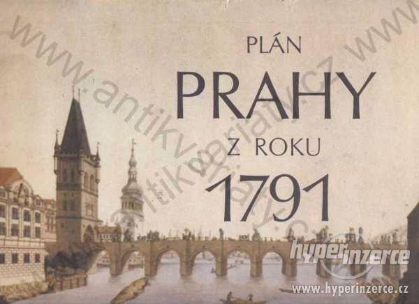 Plán Prahy z roku 1791 Kartografie, Praha - foto 1