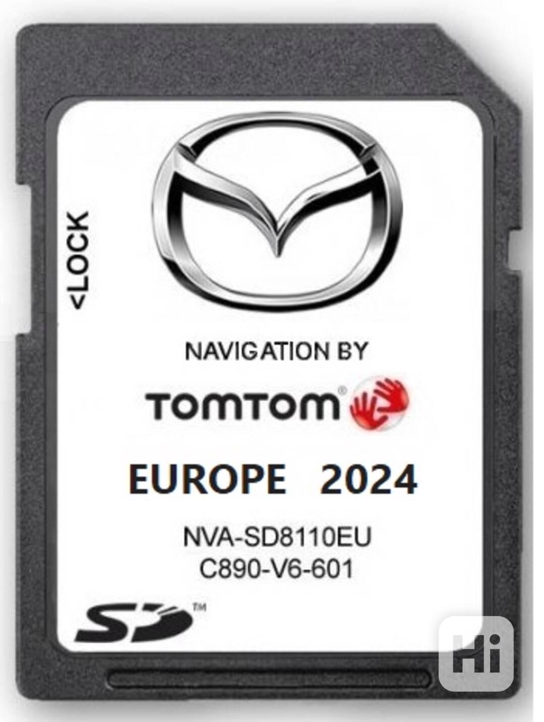 Nove mapy SD karta MAZDA AVN1 NVA-SD8110 EU LIVE r. 2024 - foto 1