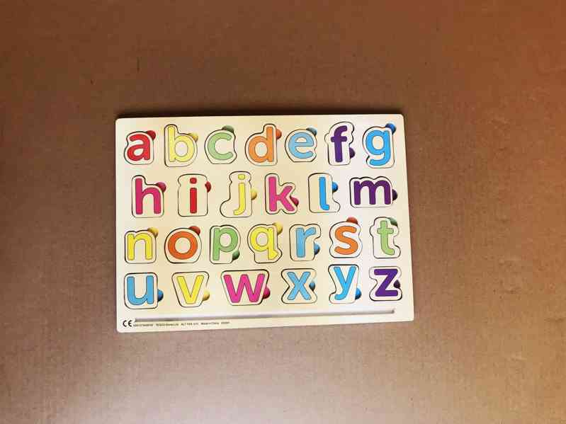 Hračka Puzzle dřevěné Abeceda, Nové Nerozbalené,  - foto 3