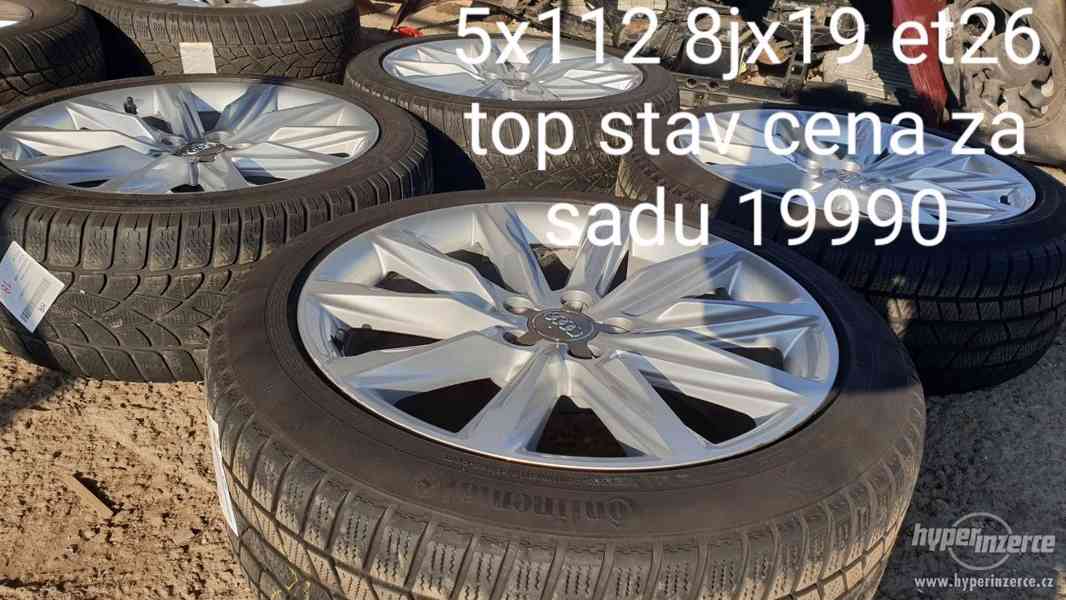 zimní sada alu kola elektrony Audi 4G0601025 5x112 - foto 19