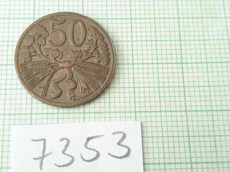 50 hal. 1950 - mince Československo - foto 2