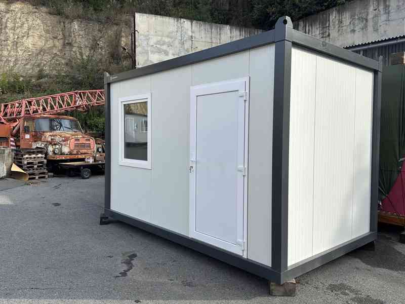 NOVÁ obytná buňka 4x3m, zateplená, IHNED 1ks, bílá - foto 2