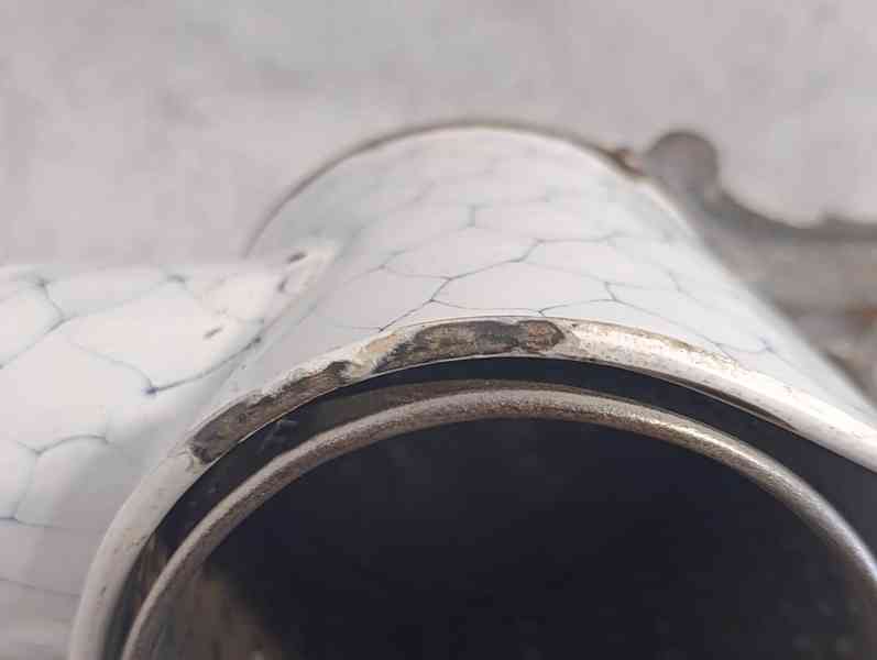 Velmi starý krásný velký mlýnek na strouhanku IDA se smaltem - foto 6