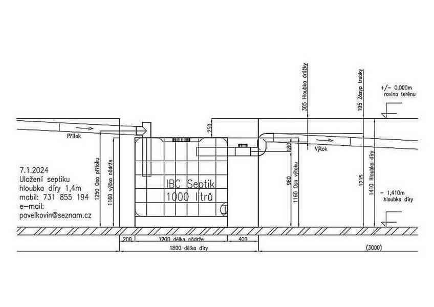 SEPTIK na chalupu, 3.500,-Kč PROSTĚJOV mob: 731 855 194 - foto 18