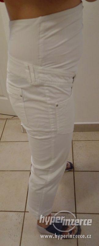 Bílé - krémové těhotenské 3/4 kalhoty H&M - foto 2
