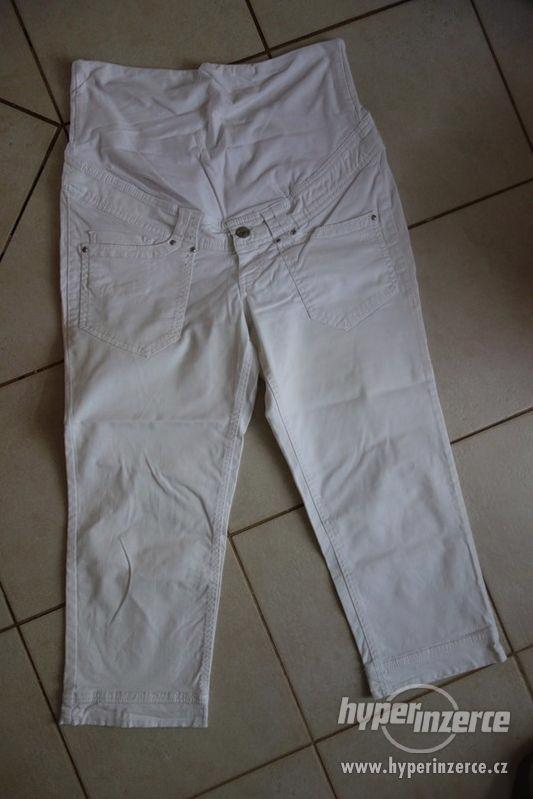 Bílé - krémové těhotenské 3/4 kalhoty H&M - foto 3
