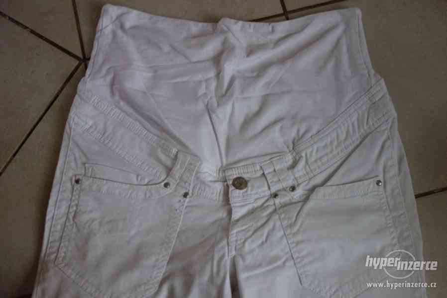 Bílé - krémové těhotenské 3/4 kalhoty H&M - foto 4