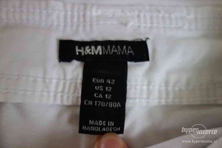 Bílé - krémové těhotenské 3/4 kalhoty H&M - foto 5