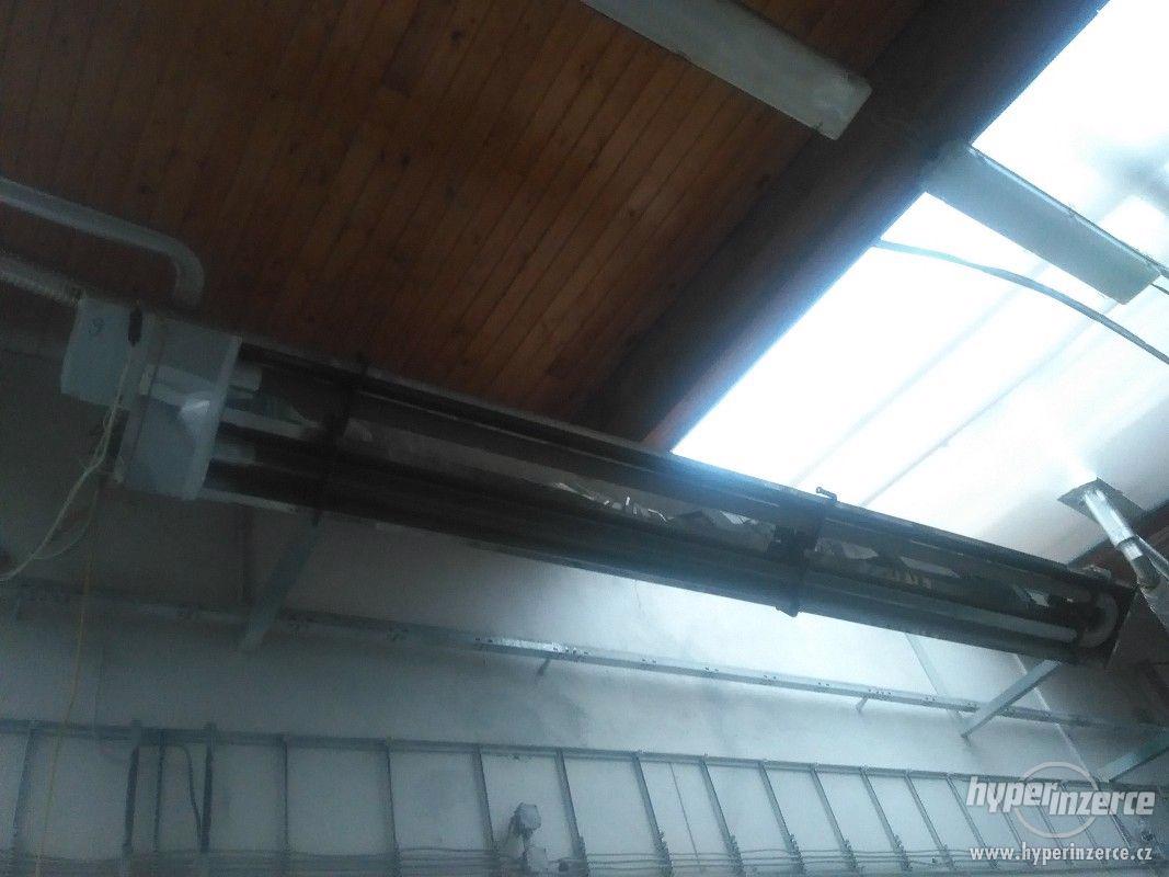 Plynový infrazářič difotherm délka 5metrů - foto 1