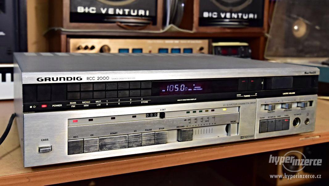 GRUNDIG RCC 2000 unikátní stereo cassette receiver - foto 1