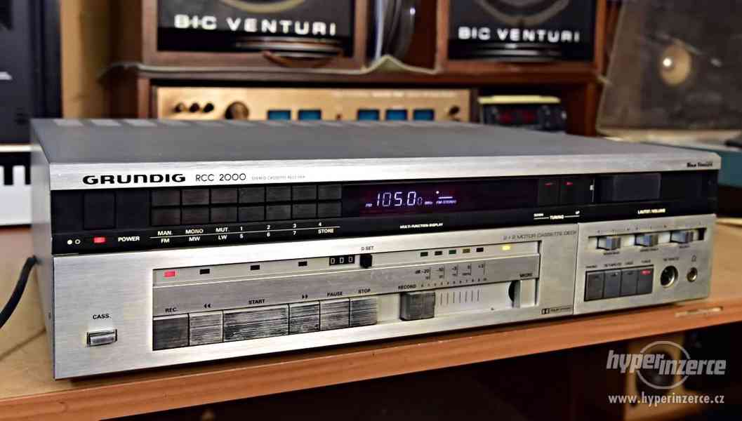 GRUNDIG RCC 2000 unikátní stereo cassette receiver
