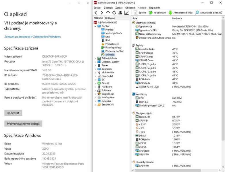 ⭐️ HERNÍ PC i5-7600K, 16GB RAM, RX 590 8GB, SSD, WIN ⭐️ - foto 6
