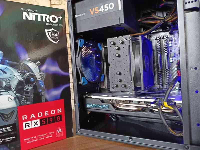 ⭐️ HERNÍ PC i5-7600K, 16GB RAM, RX 590 8GB, SSD, WIN ⭐️ - foto 2