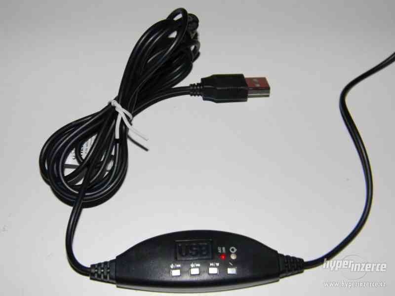 Nové USB herní sluchátka s mikrofonem, Gembird black - foto 4