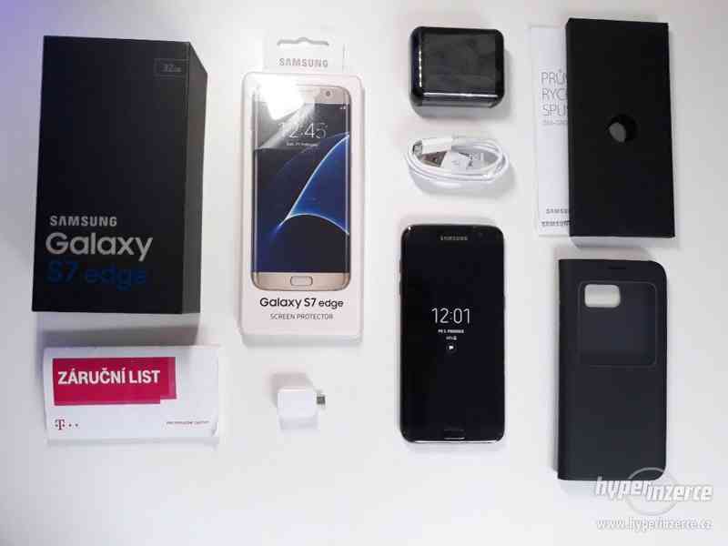 Samsung Galaxy S7 Edge Black  - Top stav - foto 2