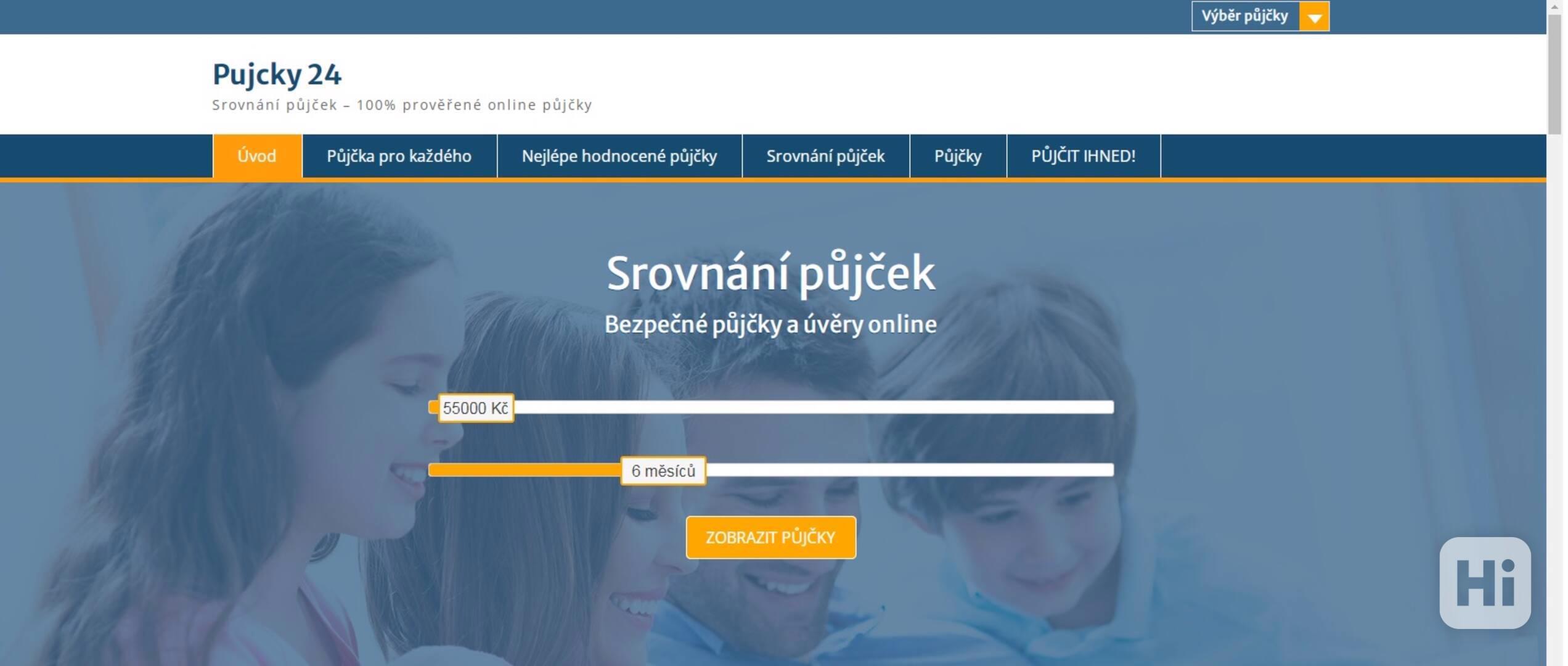 Online portál pro srovnání rychlých půjček - foto 1