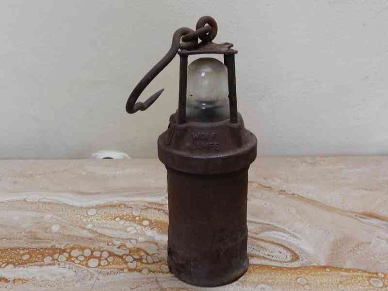 Stará hornická Lampa Wolf Lampe - foto 1